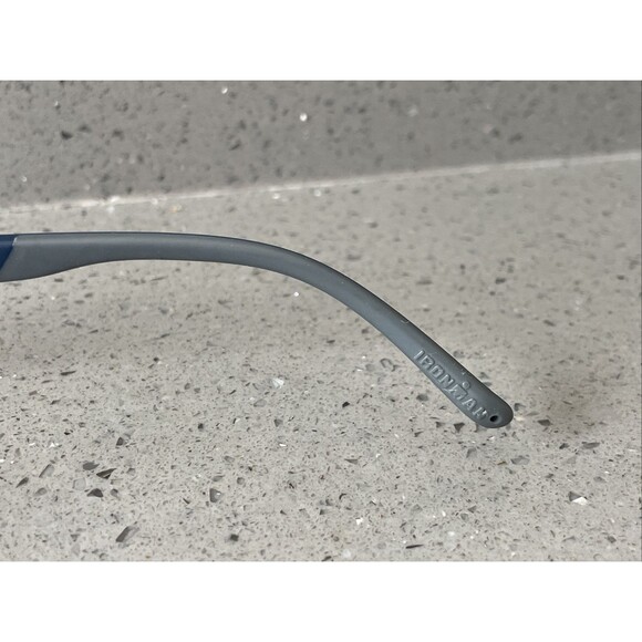 Foster Grant Ironman Eyeglasses Frames ONLY IM1001 DG0921 Half Rim 53-17-147 - Picture 6 of 14